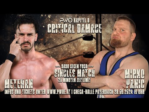 Metehan vs. "Yugo" Mirko Panic | PWÖ Chapter 8: Critical Damage 28.09.2024