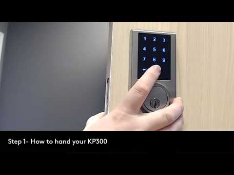 Step 1   How to hand your lock with your Delaney KP300