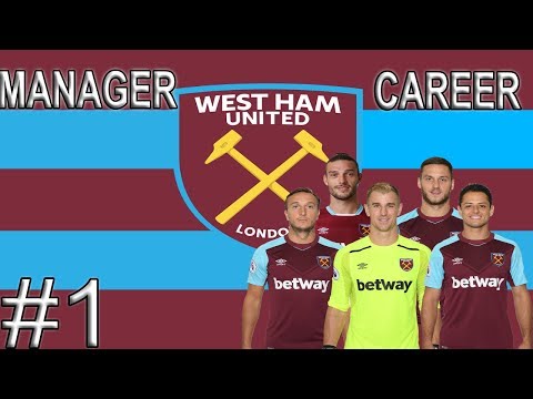FIFA 18 Manager Career West Ham Episode 1 vs Manchester United