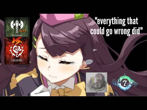 [Epic Seven] actual worst gw ever - guild war vs LeLerds