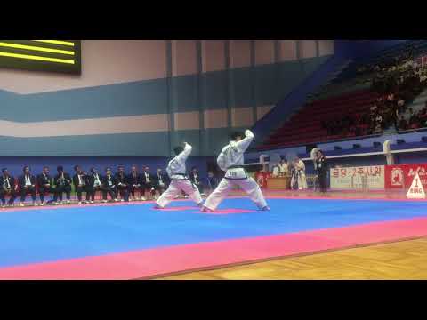 2017 ITF World Championships 4th Dan Men's Patterns Final - CAMBODIA VS DPRK