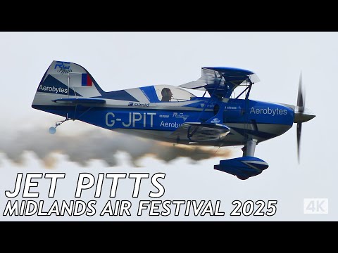 Jet Engines on a Pitts?! Rich Goodwin Jet Pitts - Midlands Air Festival 2025
