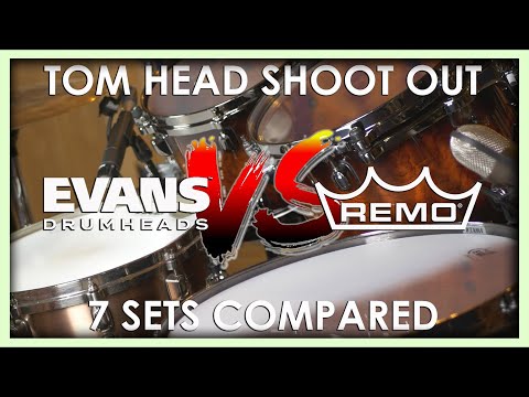 Remo vs. Evans | Tom Batter Head Shoot-Out! | Drum Dog
