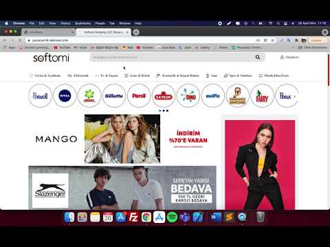 Softomi c2c eticaret yazılımı Üst Menülü Temalarımız İçin Menü Ayarları