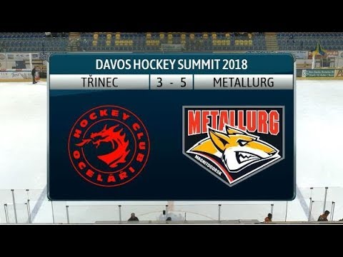 2018 Davos Hockey Summit: Ocelari Trinec - Metallurg Magnitogorsk