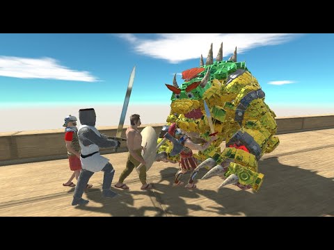 EVERY UNITS Trying to save The Princess from Bowser - Animal Revolt Battle Simulator