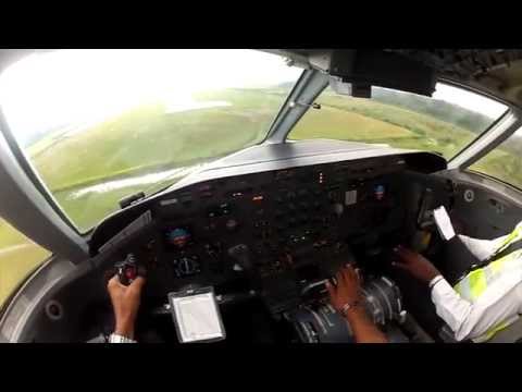 Dash-8 HD Cockpit Scene - Lovely Flight From The Cockpit