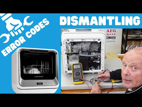 Compact Mini Dishwasher Demystified: Step-by-Step Dismantling & Error Codes Uncovered! 🛠️📚
