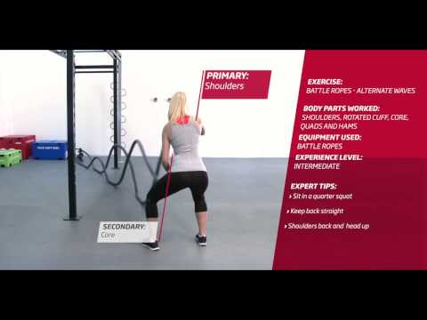 Battle Ropes - Alternate Waves