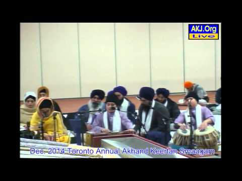 082 Toronto Dec. 2014 Smaagam - Raensabaayee Keertan - Bh. Harjee Singh Jee Toronto