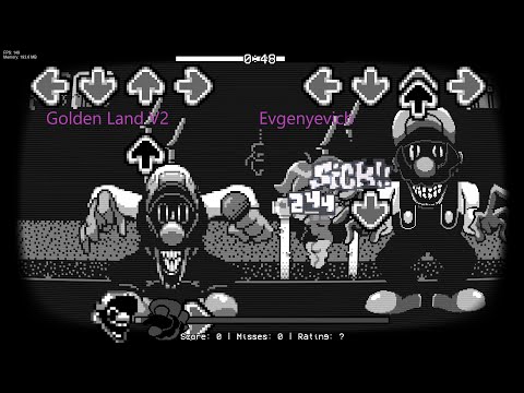 Mario Land / Golden Land V2 but GB V2 VS GB V1 sings it (FNF Cover)