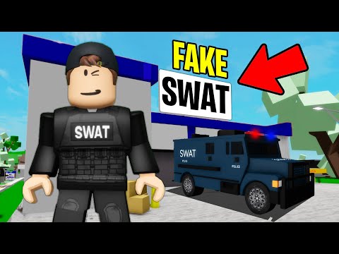 I Start A FAKE SWAT TEAM To Arrest CRIMINALS In Brookhaven RP..