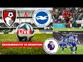 Bournemouth vs Brighton 3-0 Live Stream Premier League EPL Football Match Score Highlights Vivo FC