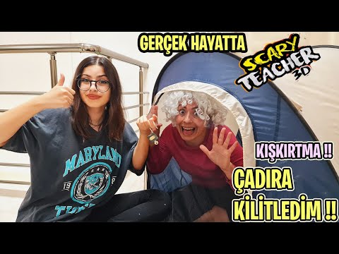 SCARY TEACHER IN REAL LIFE I LOCKED THE CRAZY TEACHER IN THE TENT NEW EPISODE SEPTEMBER LAL