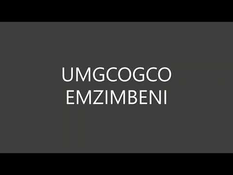 STINGA NAMASIMBA: UMGCOGCO EMZIMBENI