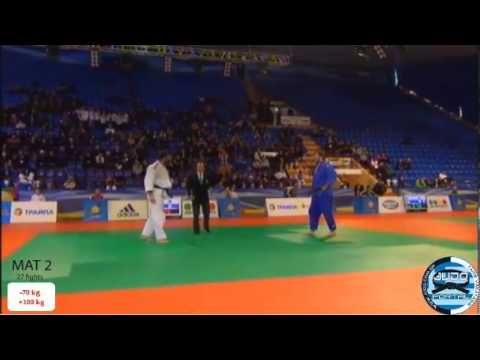 European Judo Open Men & Women Minsk 2013 o100kg SERBEST Burak (TUR) - SCHERRENBERG (NED)