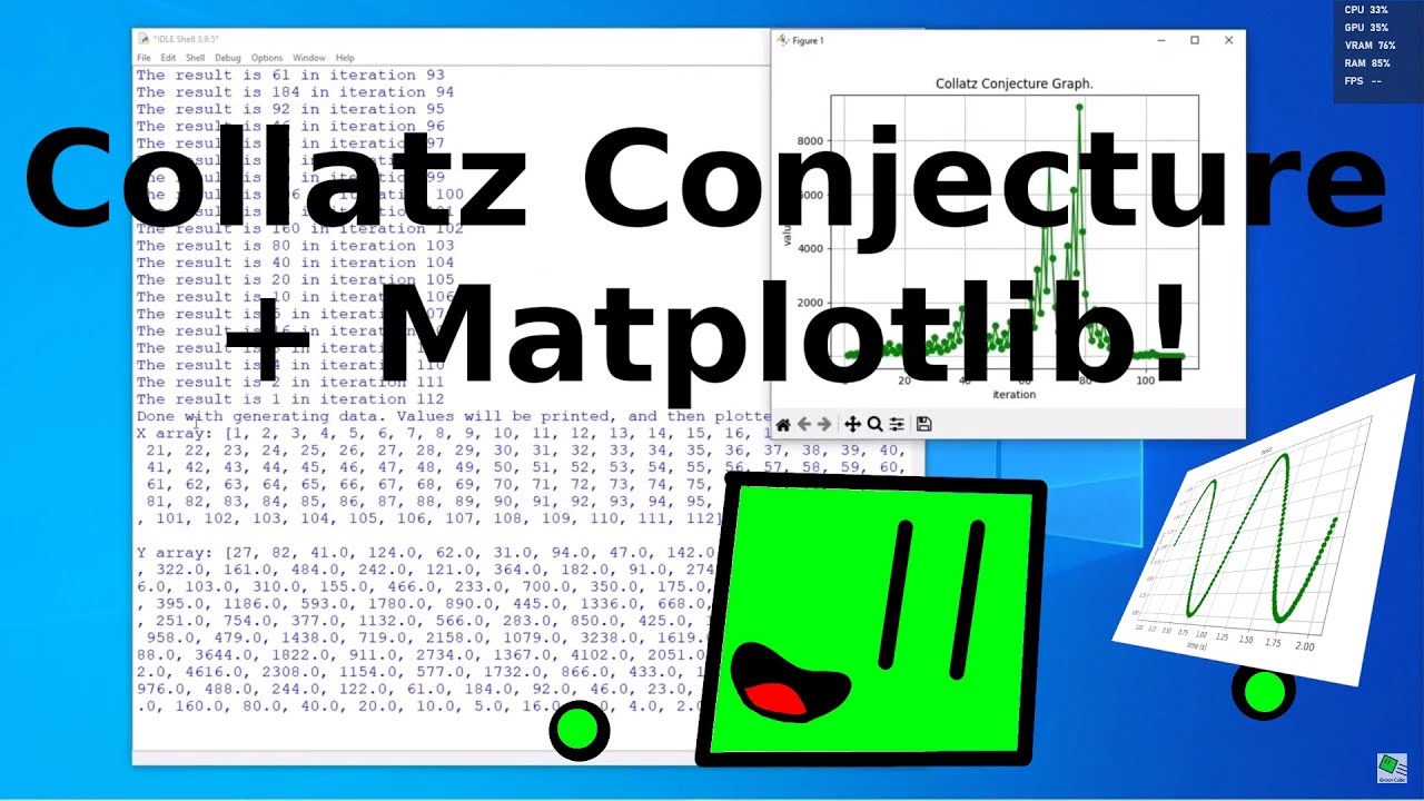 Collatz Conjecture + Matplotlib!