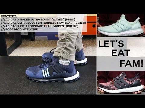 Best Day Ever! Adidas x Naked + CNY Ultra Boost, Kith Response Trail
