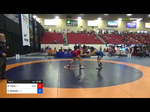 2018 Marine Corps US Open/Senior Women's Freestyle 68 Con 4 - Alexia Foca (CU) Vs. Yvonne Galindo