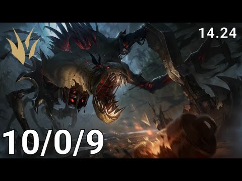 Fiddlesticks Jungle vs Kayn - EUW Master | Patch 14.24