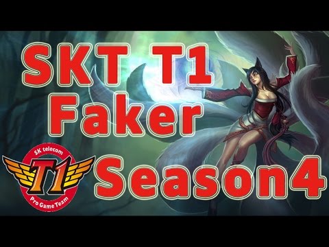 SKT T1 Faker Ahri MID vs Yasuo Patch 4.17