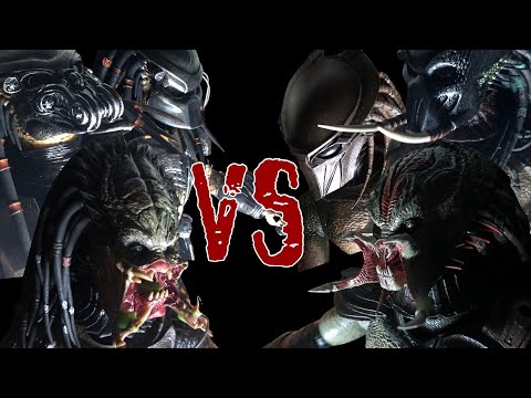 PREY: PREDATOR(WOLF) VS PREDATOR(BERSERKER) 【STOP MOTION】【HOT TOYS 】complete