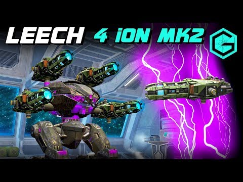 War Robots LEECH 4 ION MK3 Champions League! ЛИЧ Громовержец! ЛИЧ Ионник на 600 метров!
