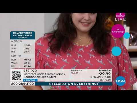 Comfort Code Classic Jersey Scoopneck Sleep Shirt