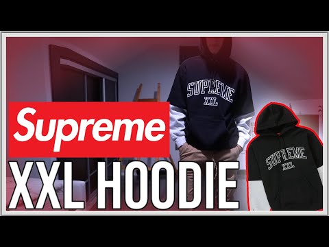 Supreme XXL Hooded Sweatshirt is FIRE 💯 (On Body Review)| Sparkster