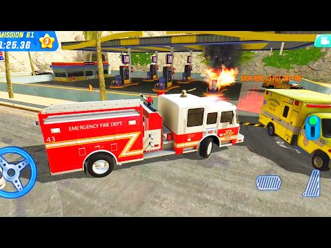 Driving Ambulance To Beach Fire - Coast Guard: Beach Rescue Team Android Gameplay HD