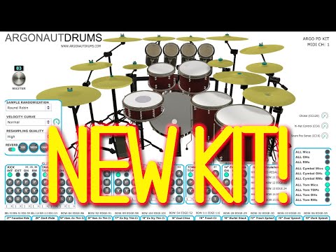 Argonaut Drums - PD Kit Sound Demo