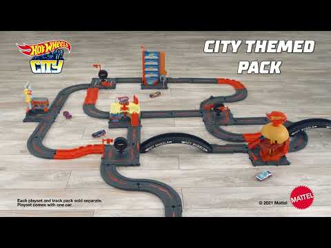 Hot Wheels žaidimo rinkinys „Miestas" 2022, asortimentas video