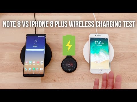 iPhone 8 Plus vs Note 8 Wireless Charging Test!