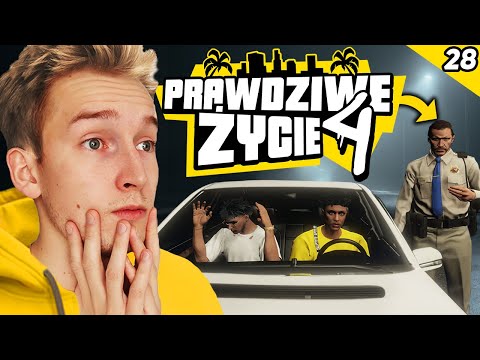 GTA V PRAWDZIWE ŻYCIE #28 ZŁAPALI mnie BEZ PRAWKA! 🤦🏾‍♂️ [S4]