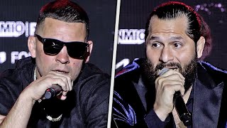 HEATED!! Nate Diaz vs. Jorge Masvidal • FULL PRESS CONFERENCE | New York City Event