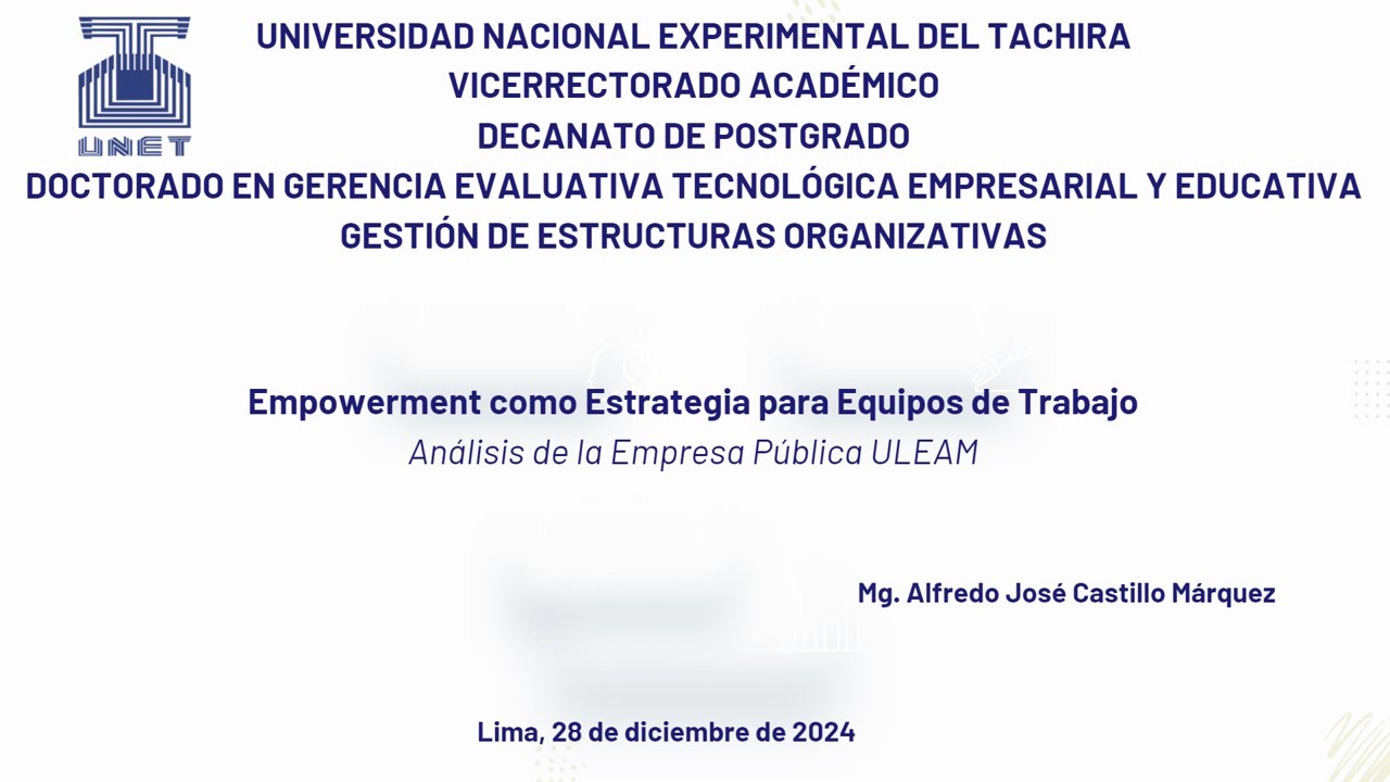 Empowerment como Estrategia para Equipos de Trabajo, un Análisis de la Empresa Pública ULEAM