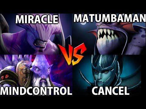 Miracle- Pajkatt Mindcontrol vs Matumbaman CanceL Cema Miposhka Lil- Dota2: Allstar EU 8.1kMMR