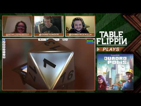 Quadropolis Expert Mode Board Game Gameplay - Ep. 35 - Table Flippin Board Games