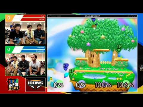 Super Smash Con 2017 - Isai & Alvin vs. Kurabba & Wangera - SSB64 - Doubles, Pools