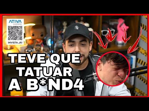 ARUAN FAZ TATUAGEM NA B*NDA, PODPAH PODCAST ARUAN, ATATUAGEM, ARUAN FELIX BATE ARREGAÇA