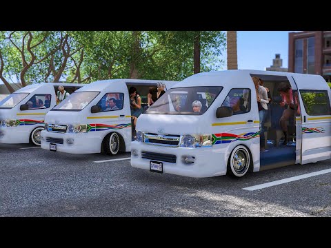 GTA 5 Mzansi edition - John Maphatsoanyane - Hossanah in GTA V (Toyota Quantum Ses'fikile)