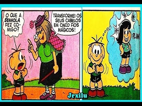 Cebolinha - Os cinco fios mágicos - Quadrinhos Turma da Mônica
