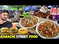 Eating TunTuna Chinese Food On MotorBike DAIRY FEAST LIVE ICE CREAM Pakistan Street Food
