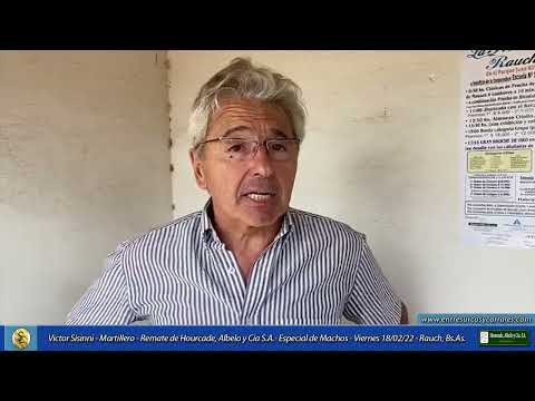 18-02-22 - Victor Sisinni - Martillero - Remate de Hourcade, Albelo y Cía. S.A. - Especial de Machos