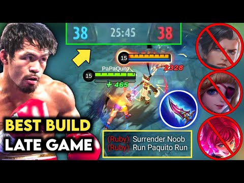 IMPOSSIBLE EPIC COMEBACK | LATE GAME HARD CARRY IN SOLO RANK | PAQUITO ONE SHOT BUILD | MLBB
