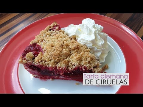 Tarta alemana de ciruelas - kuchen de ciruelas