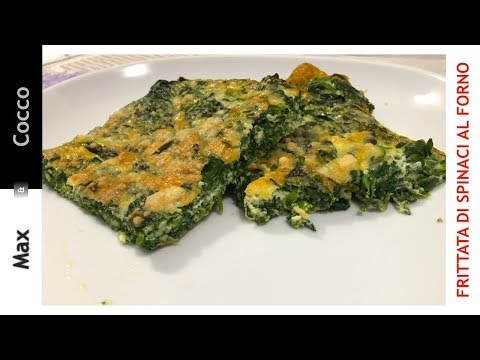 FRITTATA di SPINACI cotta al FORNO - Facile & Deliziosa!