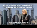 How To Make An Authentic Italian Carbonara In New York City With Enrica Cotarella