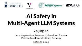 AI Safety for Multi-Agent LLMs [AISEAI 2025 Talk@OECD]