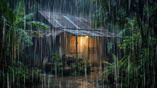 Rain All Night On The Little House - Rain In The Foest Helps Entertainment, Prolonged Insomnia